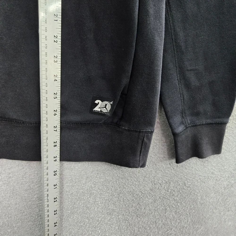 Air Jordan Men Sweatshirt Large Black Space Jam Hoodie‎ Logo Graphic Pullover